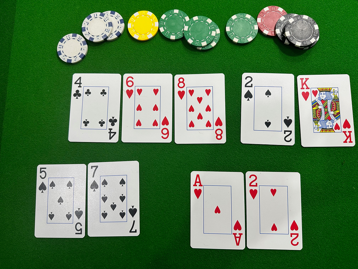 Poker 4 Card Straight
