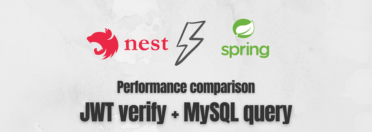 NestJS vs SpringBoot: Performance comparison for JWT verify and MySQL ...