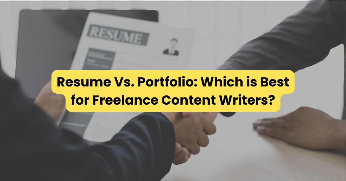 Resume VS Portfolio in Content - 1*vsw4ZnwXa ZL7xmE1C GhQ 