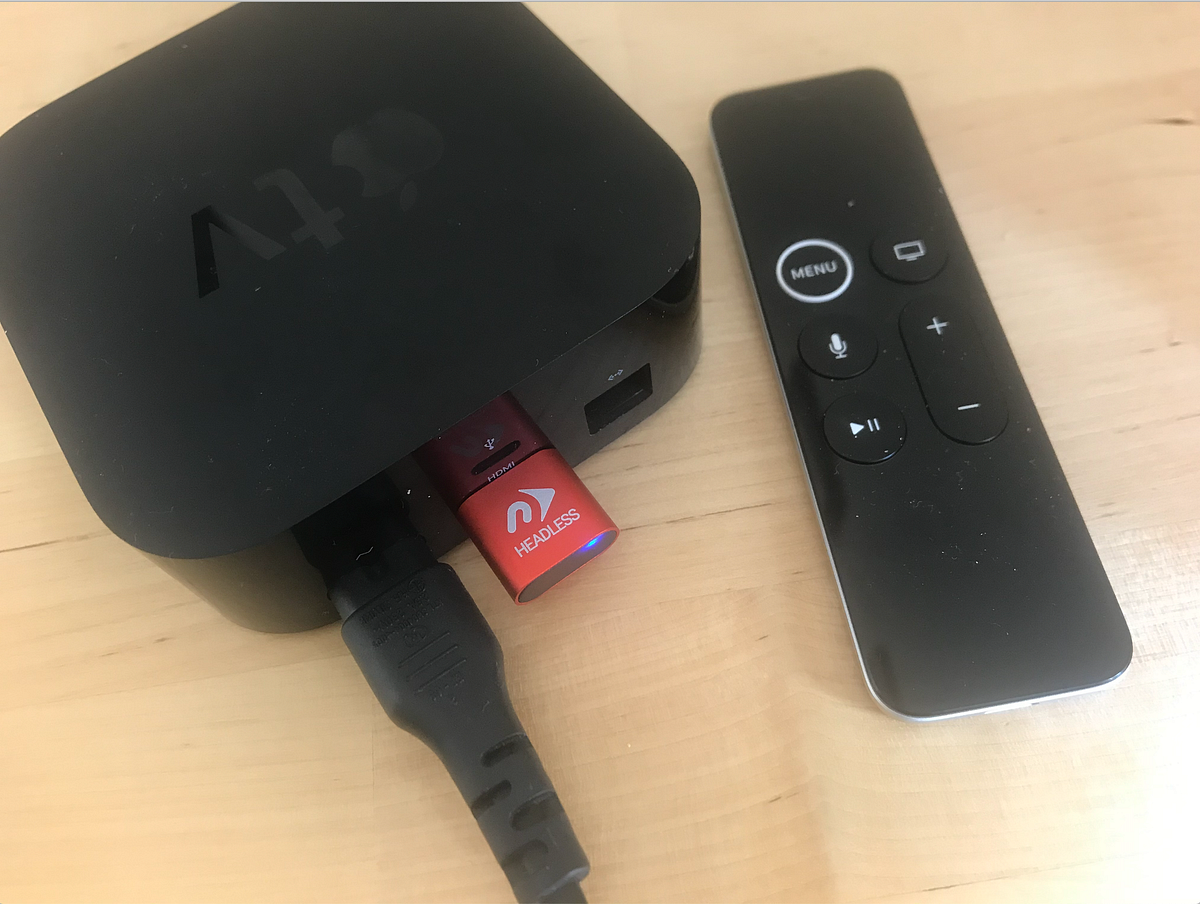 How to use an AppleTv box for development, without a TV by David