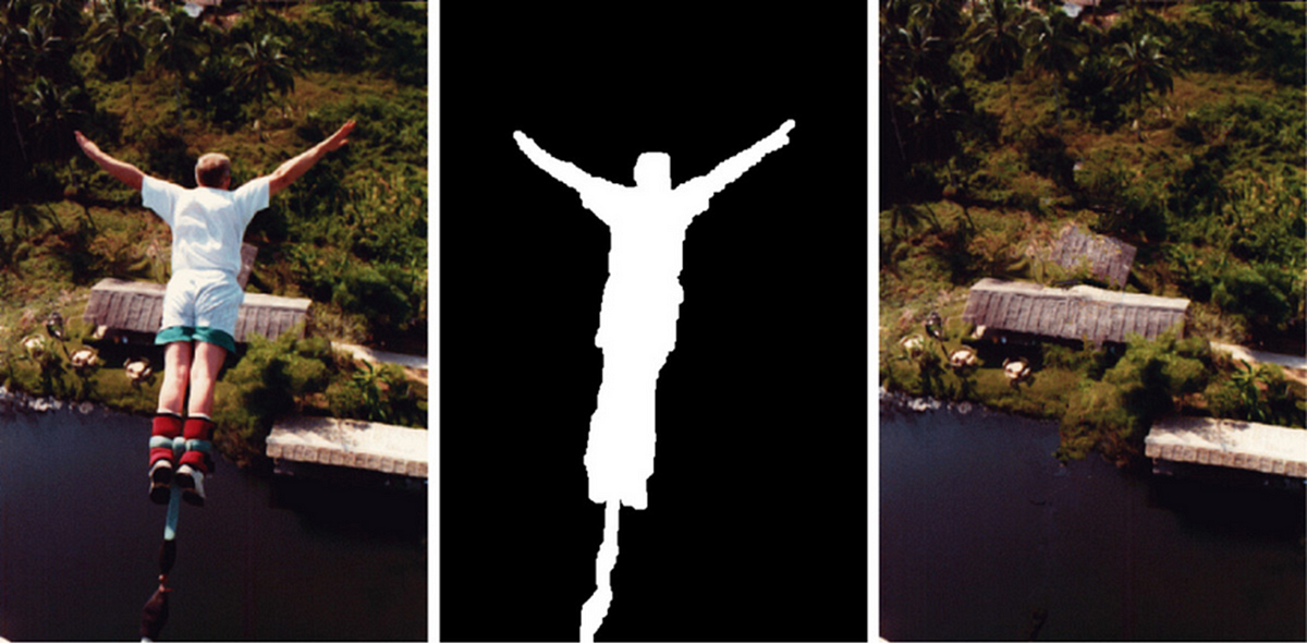 Introduction to image inpainting with a practical example from the e ... image.