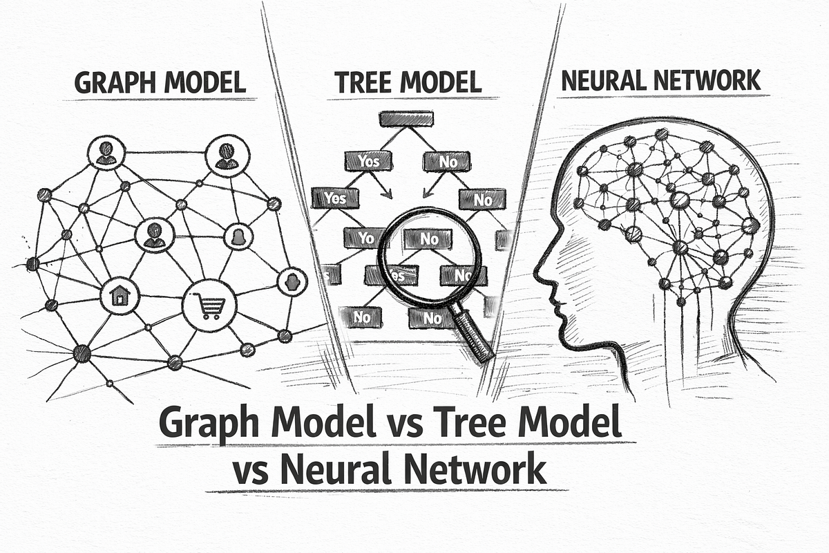 AI Architecture I -Graph Model vs Tree Model vs Neural Network | by ...