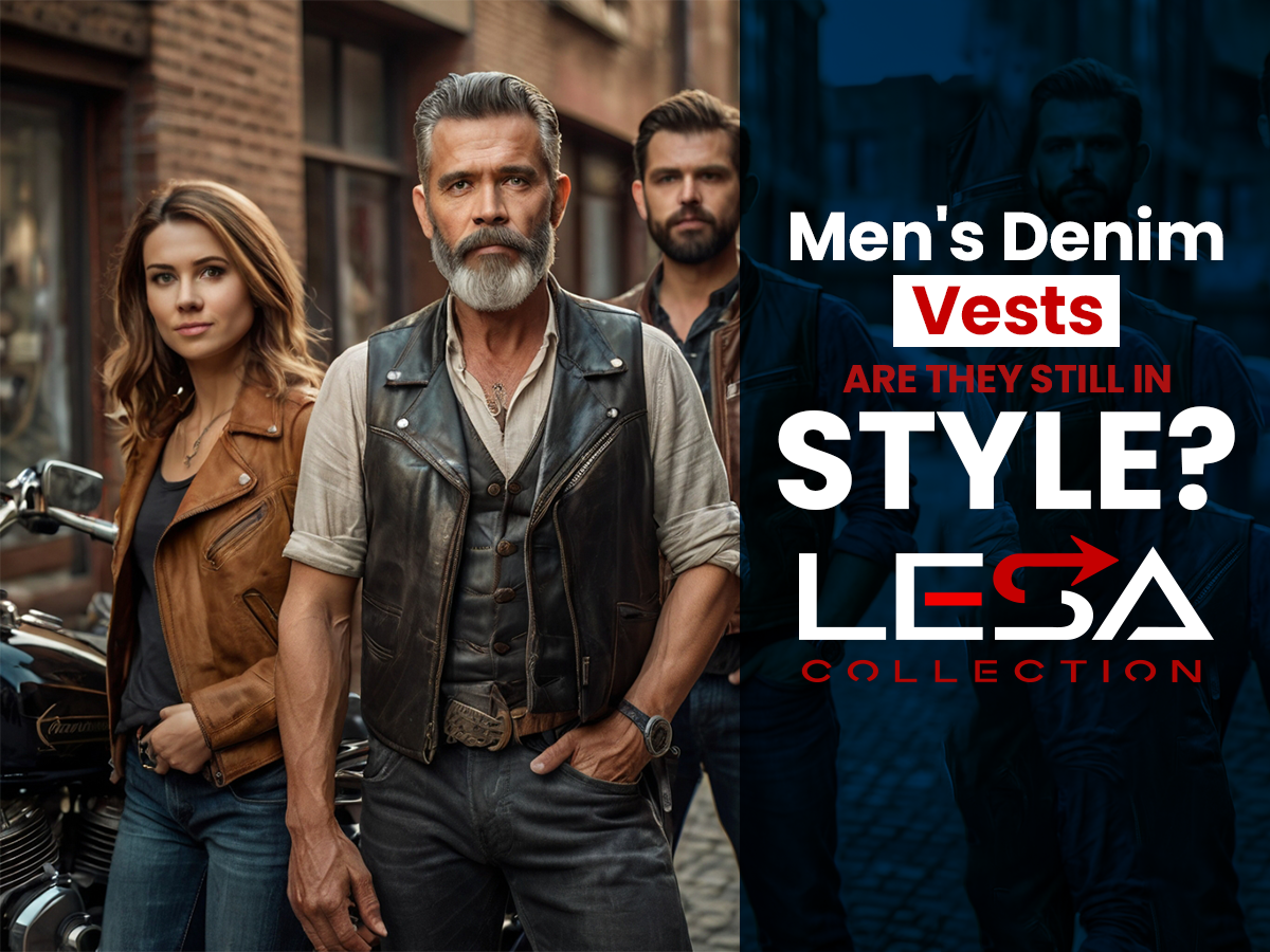 Men’s Denim Vests Are They Still in Style? by Lesa collection USA