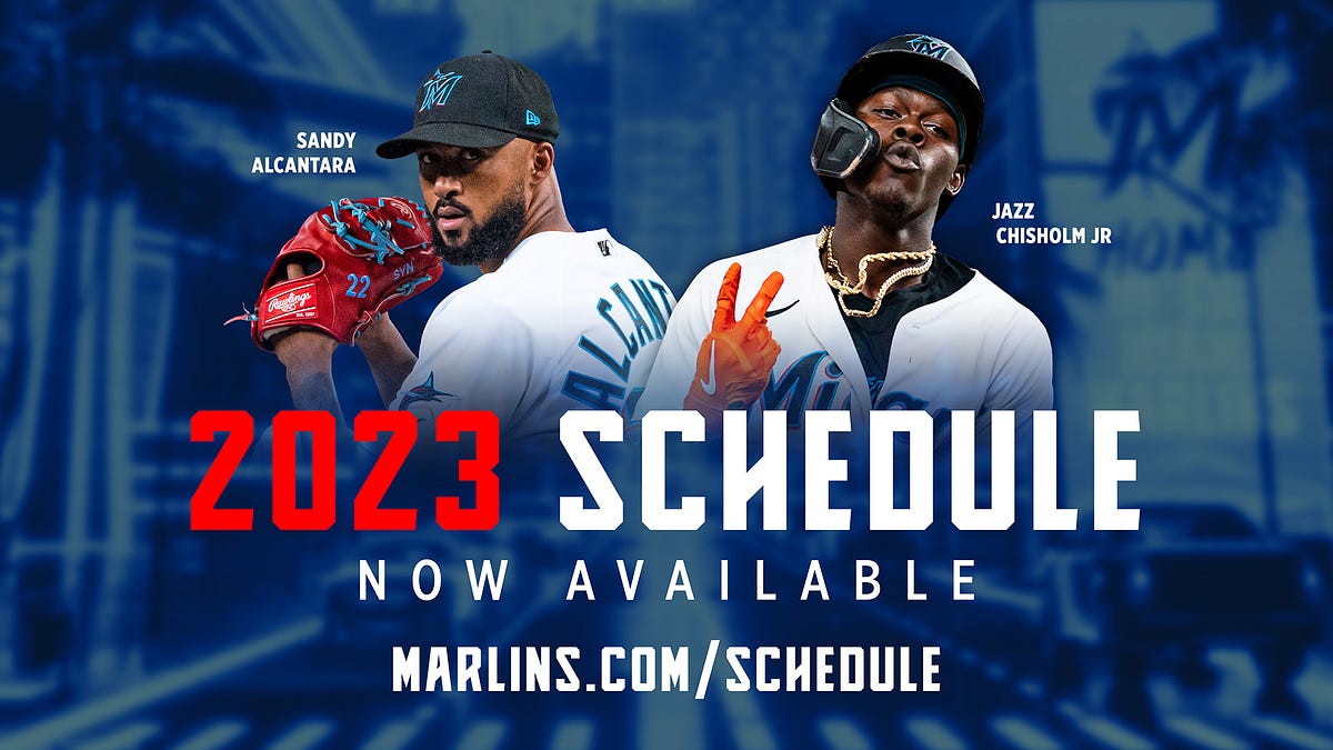 Miami Marlins Announce 2023 Regular Season Schedule, by Marlins Media