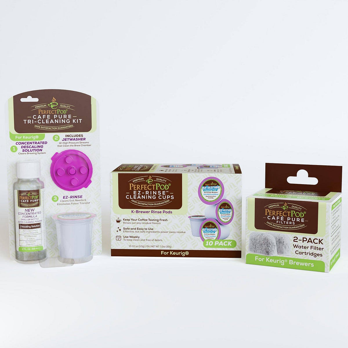 Keurig cleaning kits. Get ready to enhance your Keurig coffee… by