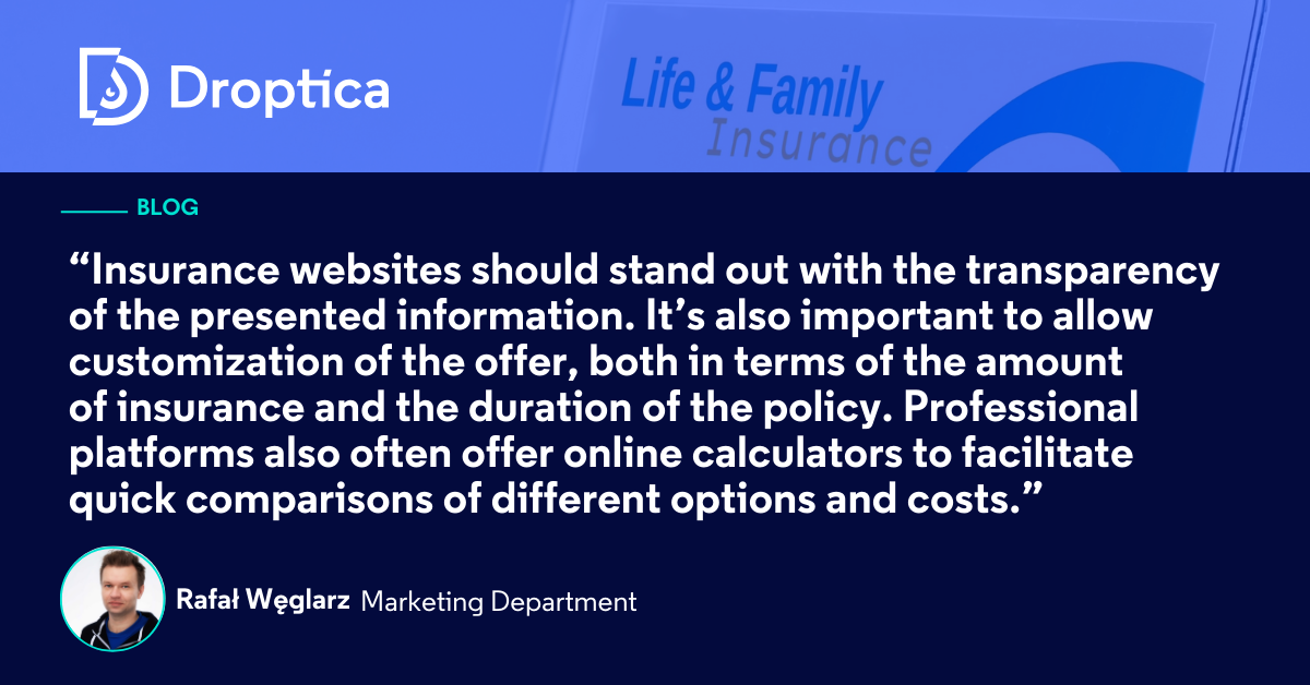 Best Insurance Websites — Examples of Health and Life Insurance