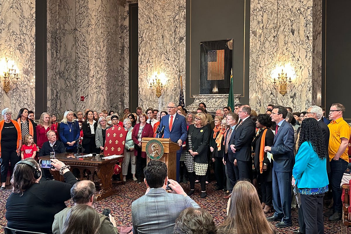 Washington adopts historic new gun safety laws by Governor Jay Inslee