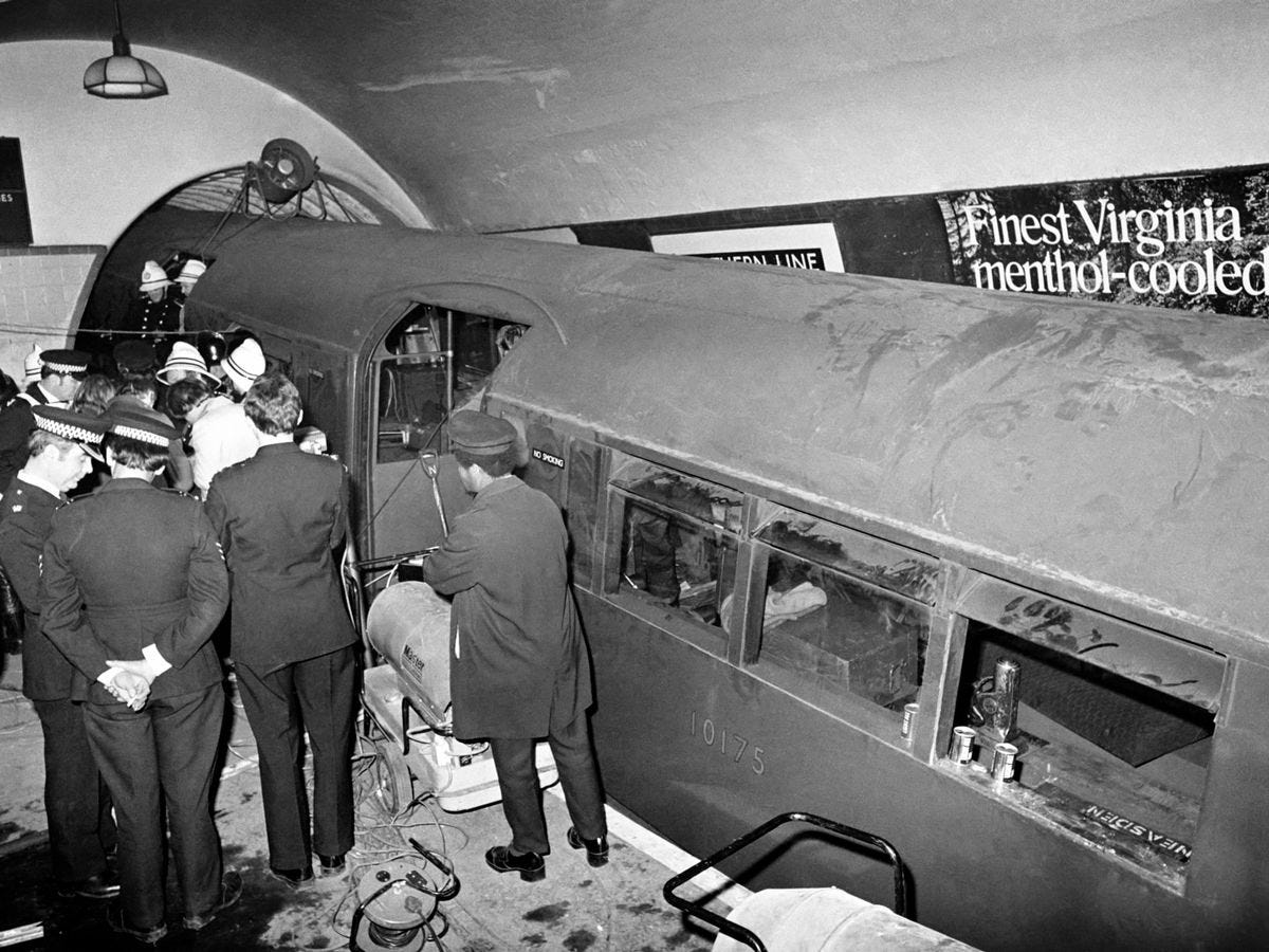 Ending Dead The 1975 Moorgate, London (England) Train Crash by Max S Medium pic