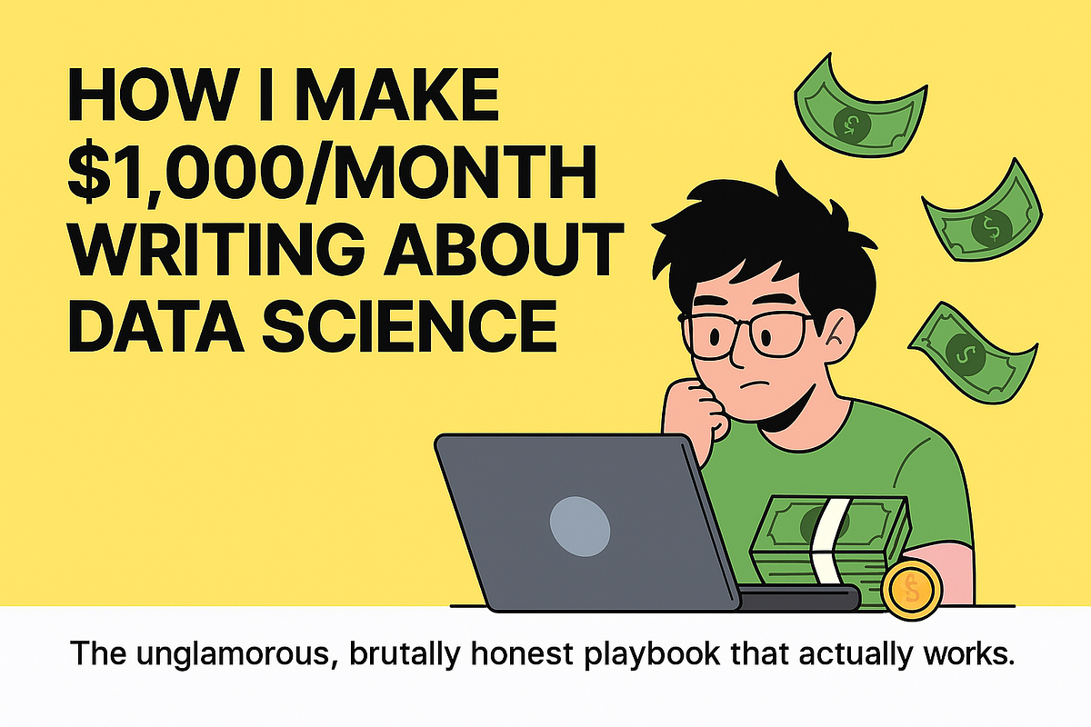 How I Make $1,000/Month Writing About Data Science | by Marcus D | Nov ...