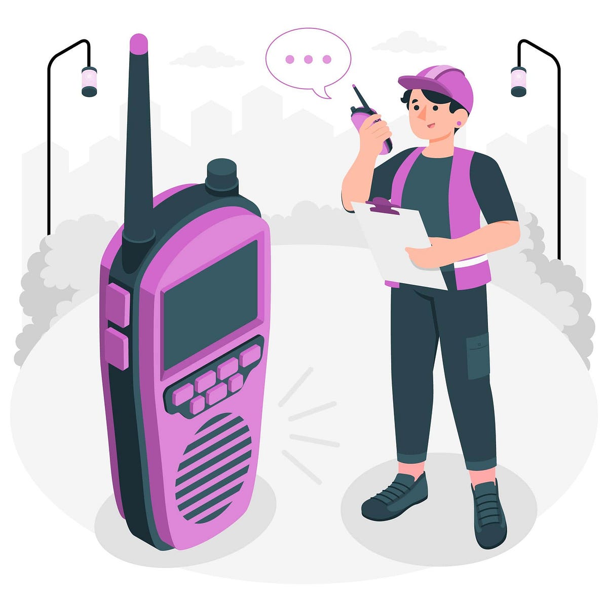 Can you use best sale walkie talkie without cellular