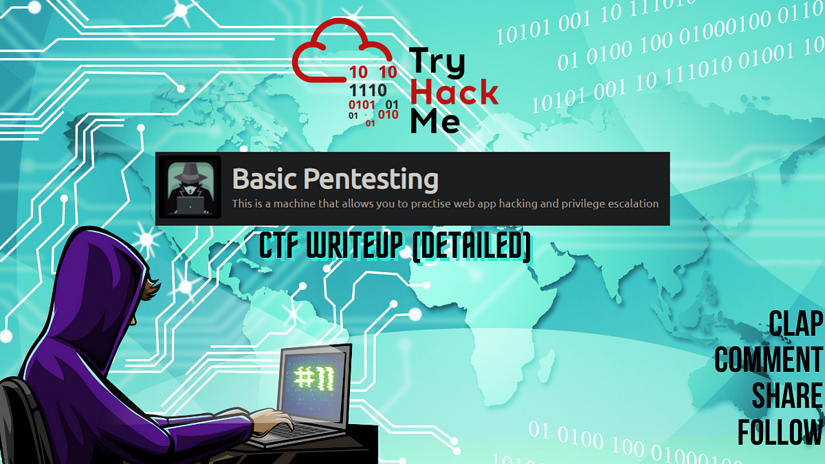 Writeup — CTF — Basic Pentesting. Esse artigo é sobre uma máquina básica…, by Danz Souza