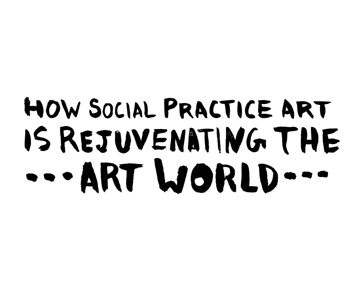 The Connective Good. Four ways social practice art makes… by Simple