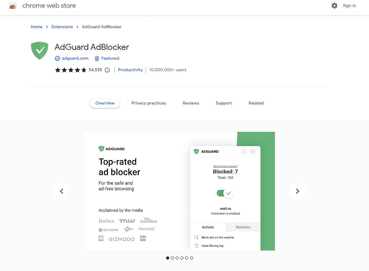 Block Ads with the Adguard Extension by Legacy System Medium