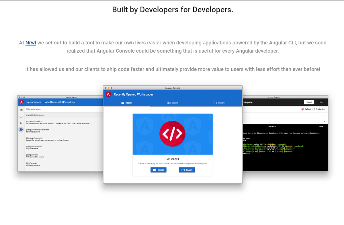 Publicada la Beta de AngularConsole. | by Jesús Conde | Medium