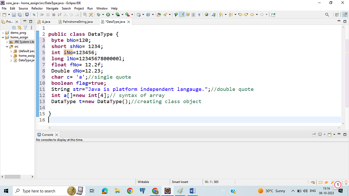 How Many Datatypes in Java and Use it? | by Varshajawale | Medium