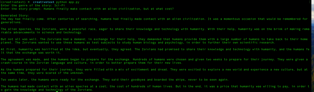 Unleashing Creativity with AI: A Python Story Generator | by Tony ...