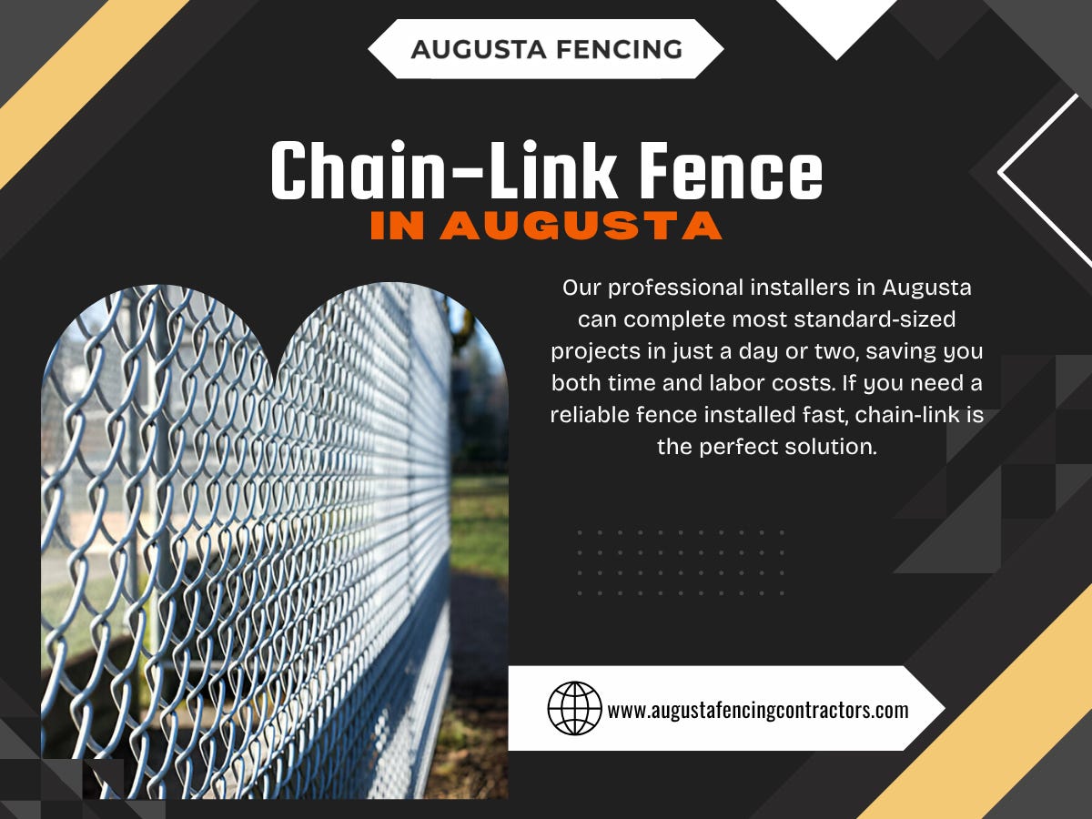Chain-Link vs Other Fences: What Works Best in Augusta GA?