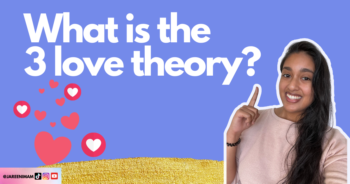 What is the 3 love Theory?. When I was 30, I went through what