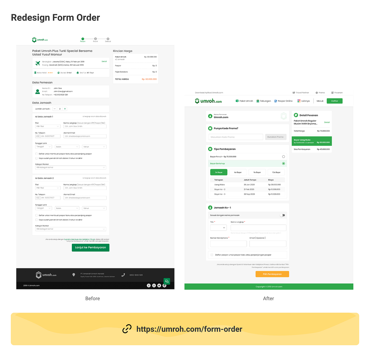 Form Order Redesign — UI/UX Case Study | by Fadhal Shulhan | Fadhal ...