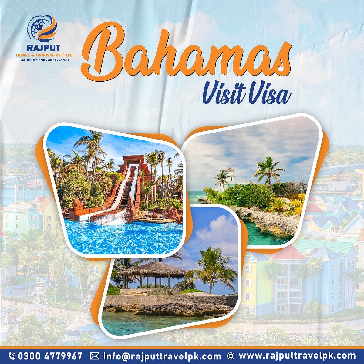 Bahamas Visit Visa Available at Rajput Travel and Tourism by Rajput