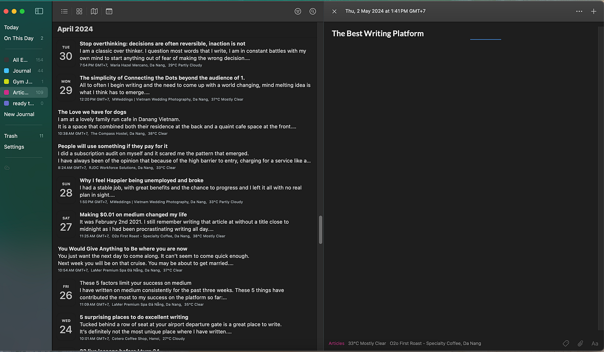 The Best Writing Platform. I have attempted writing on dozens of… | by ...