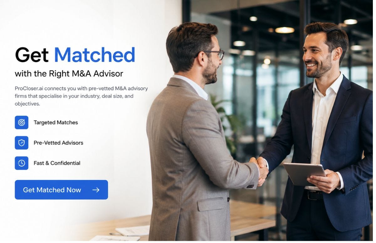Get Matched to an M&A Advisor: A Smarter Way to Find the Right Partner for Selling Your Business