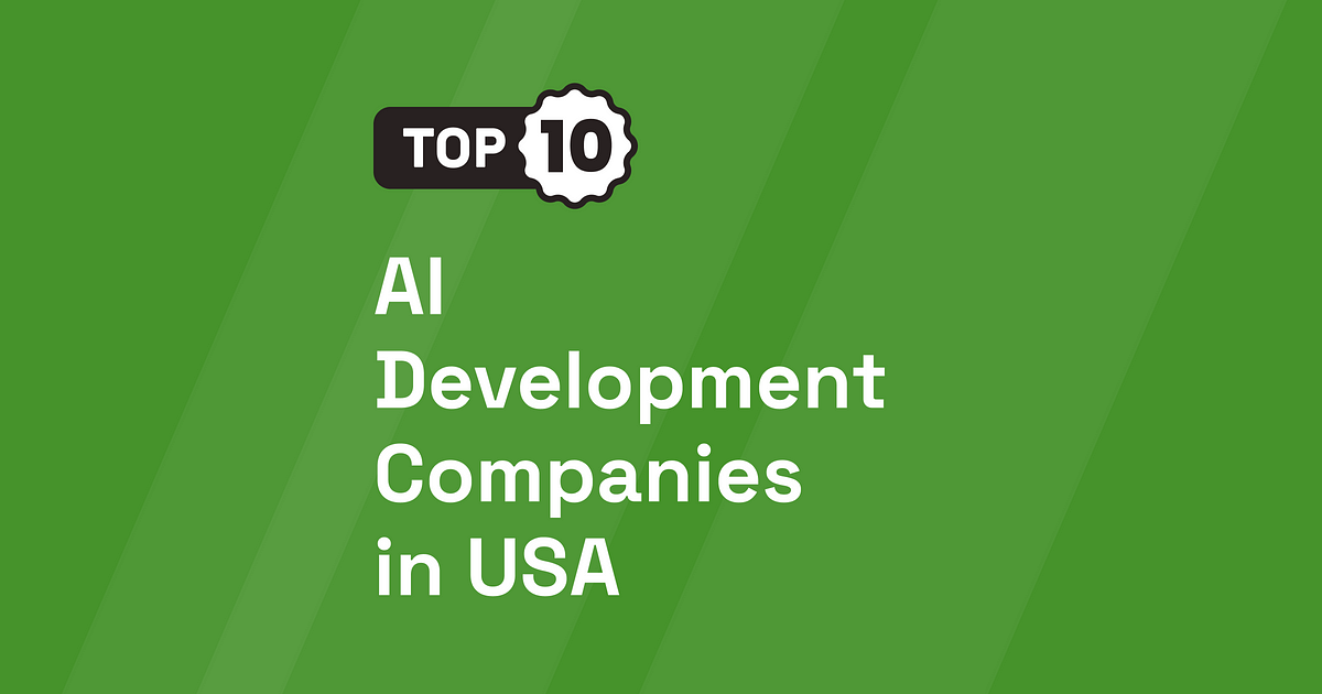 Top 10 AI Development Companies in USA [UPDATED 2024] thumbnail