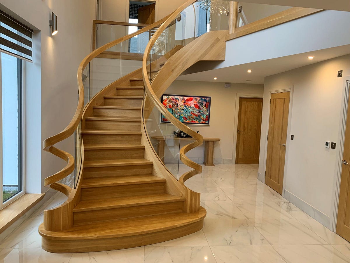 Wooden stairs. Wooden stairs have many advantages and… by Archive