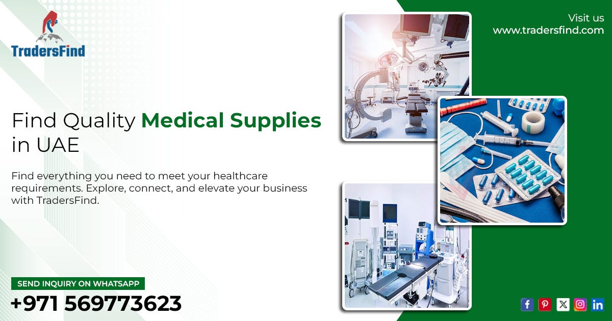 Medical Supplies In UAE Tradersfind Medium