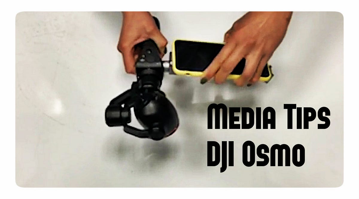 Media Tips: Trying Out the DJI Osmo X3 Zoom | by Reynolds Sandbox | The  Reynolds Sandbox | Medium