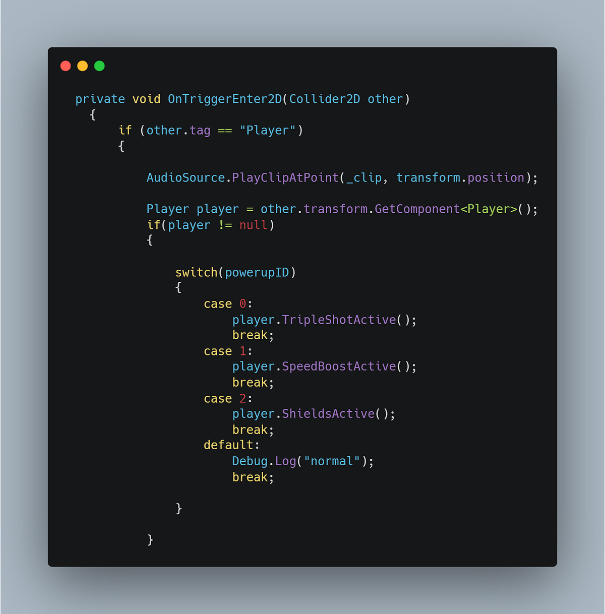 Switch Statements - Jalin M - Medium