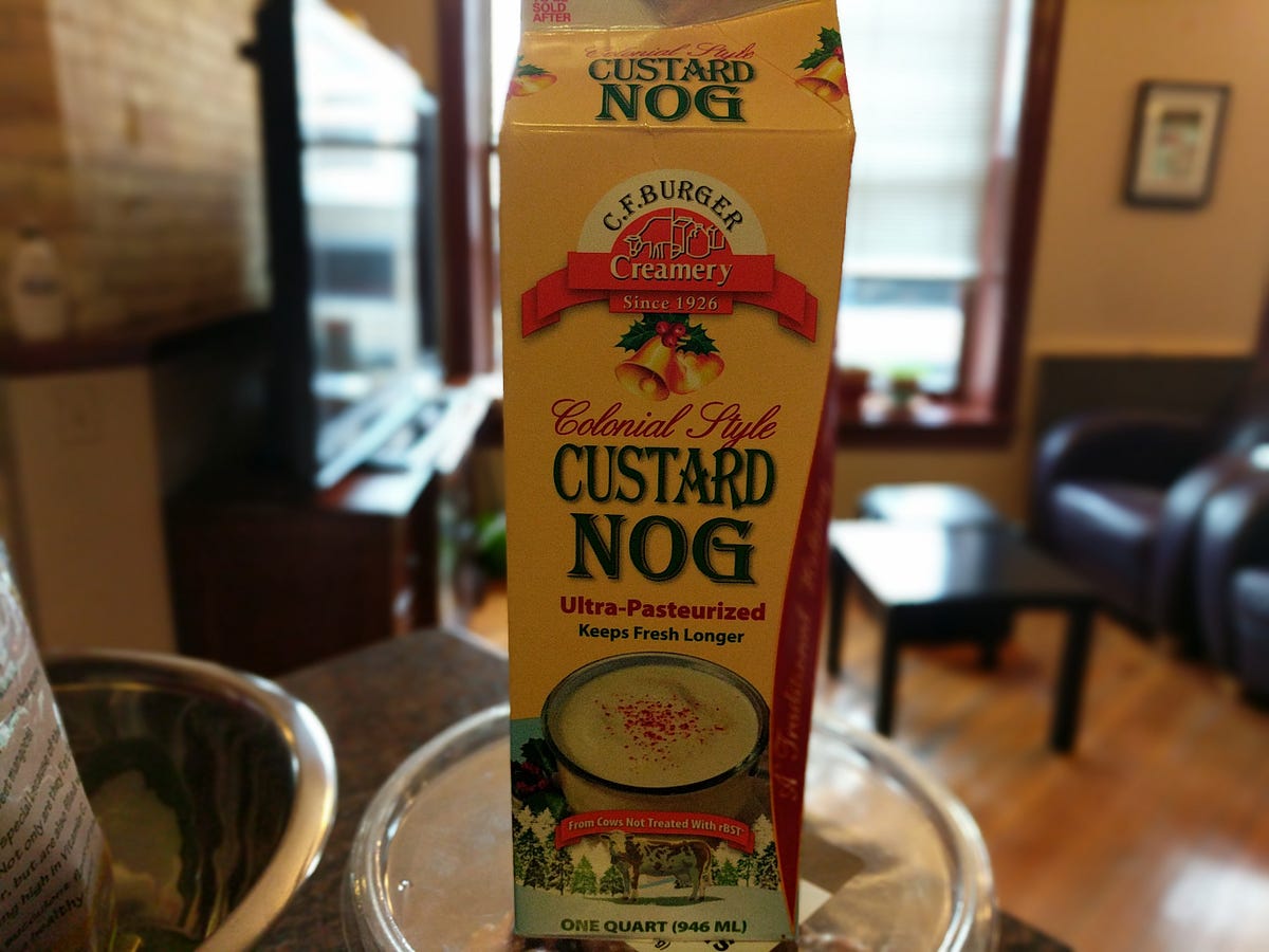 C.F Burger Custard Nog Review. Liquid. Frozen. Custard. by Abraham