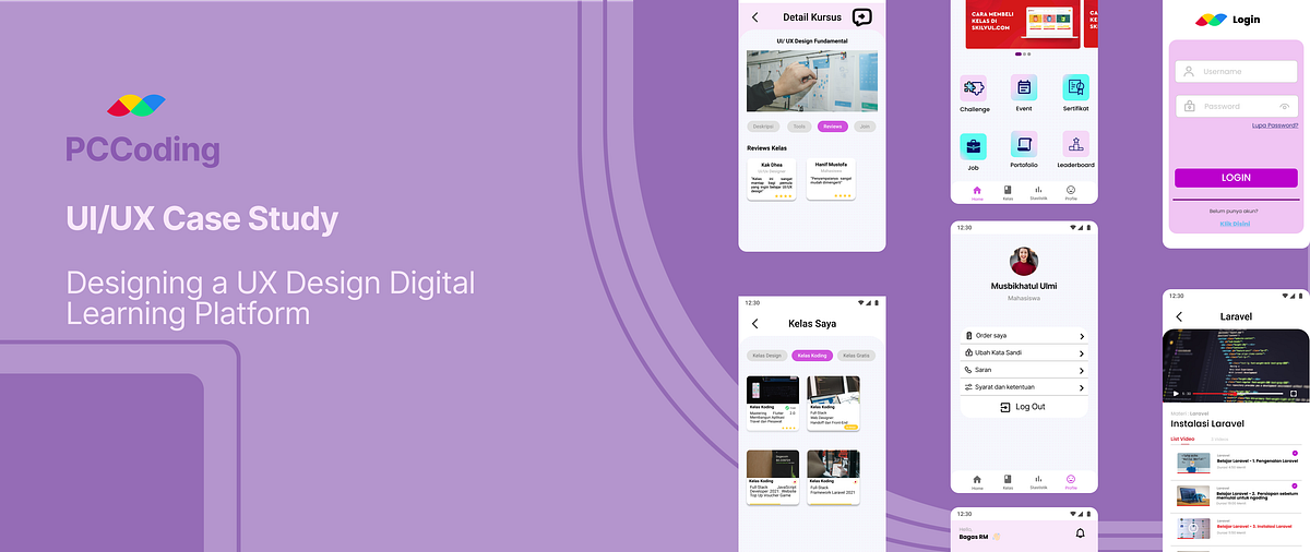 UI / UX Case Study — Merancang Platform Pembelajaran Digital PCCoding ...