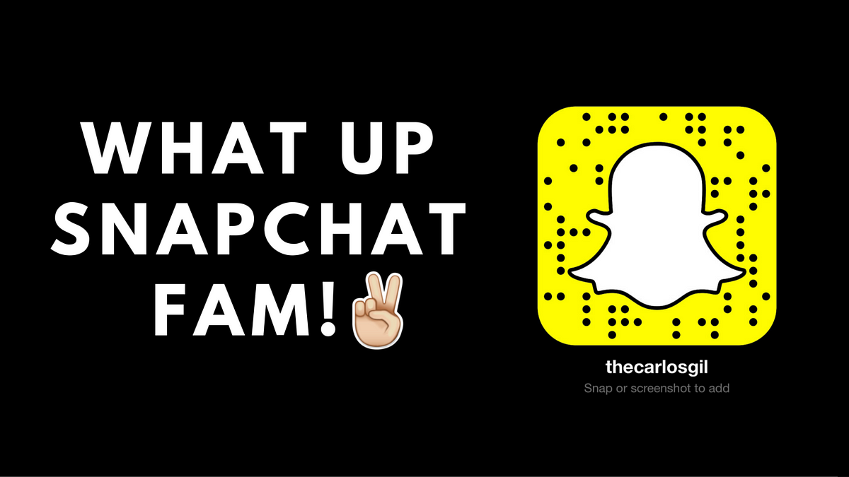 Use the Snapchat Update to Grow your Snapchat Following by Carlos Gil