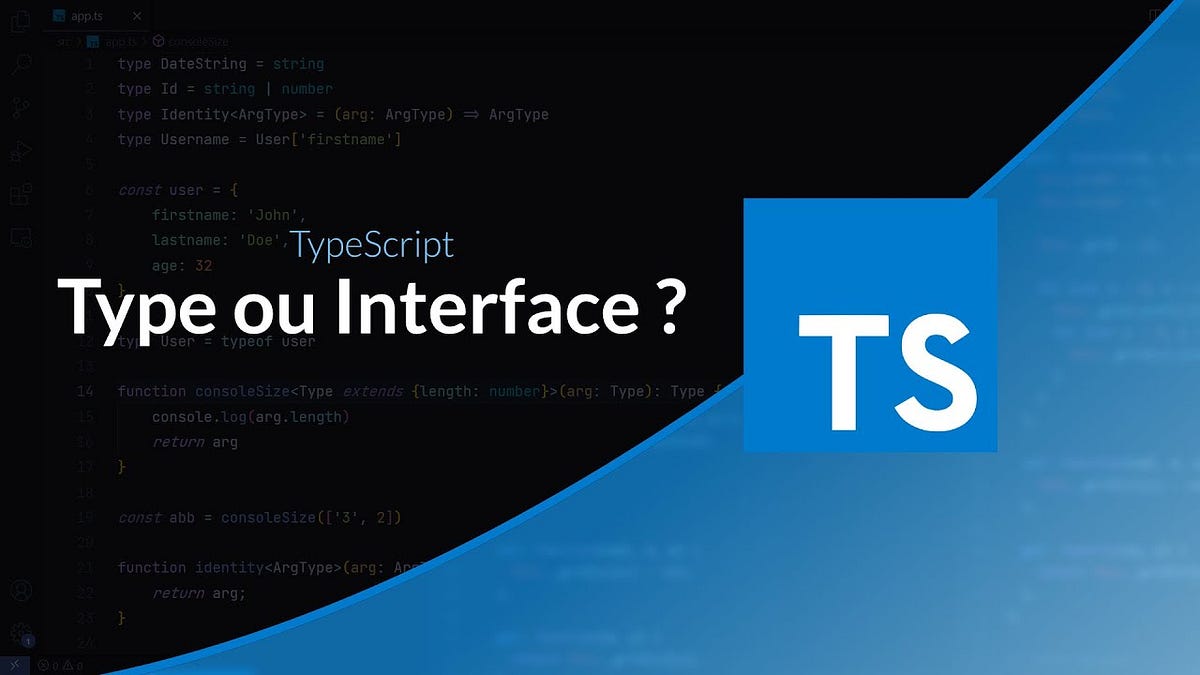 Difference between Types and Interfaces in TypeScript by Upendra Eemani Medium