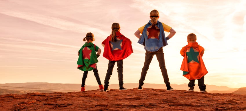 Unleash your inner superhero. The first step to make your passion a