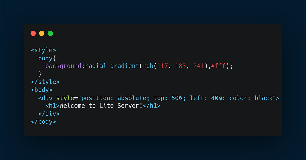 Using Lite Server to view changes to source code in real-time | by ...