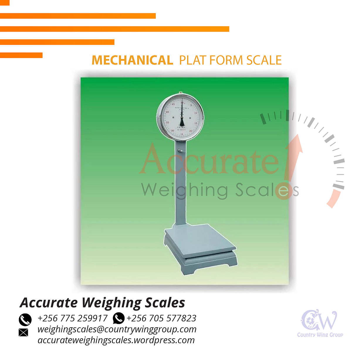 steelyard type mechanical platform scales for Village farm produce