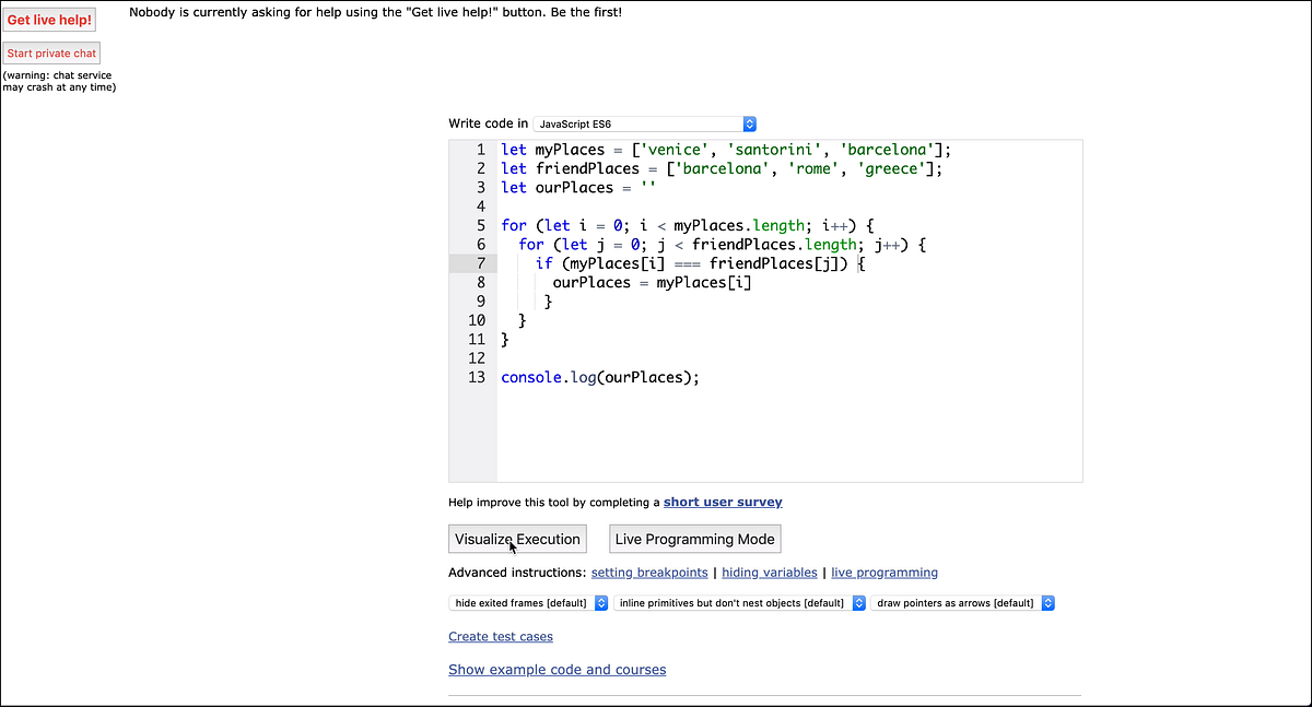 Learning with python tutor. One of the best tools that I discovered ...