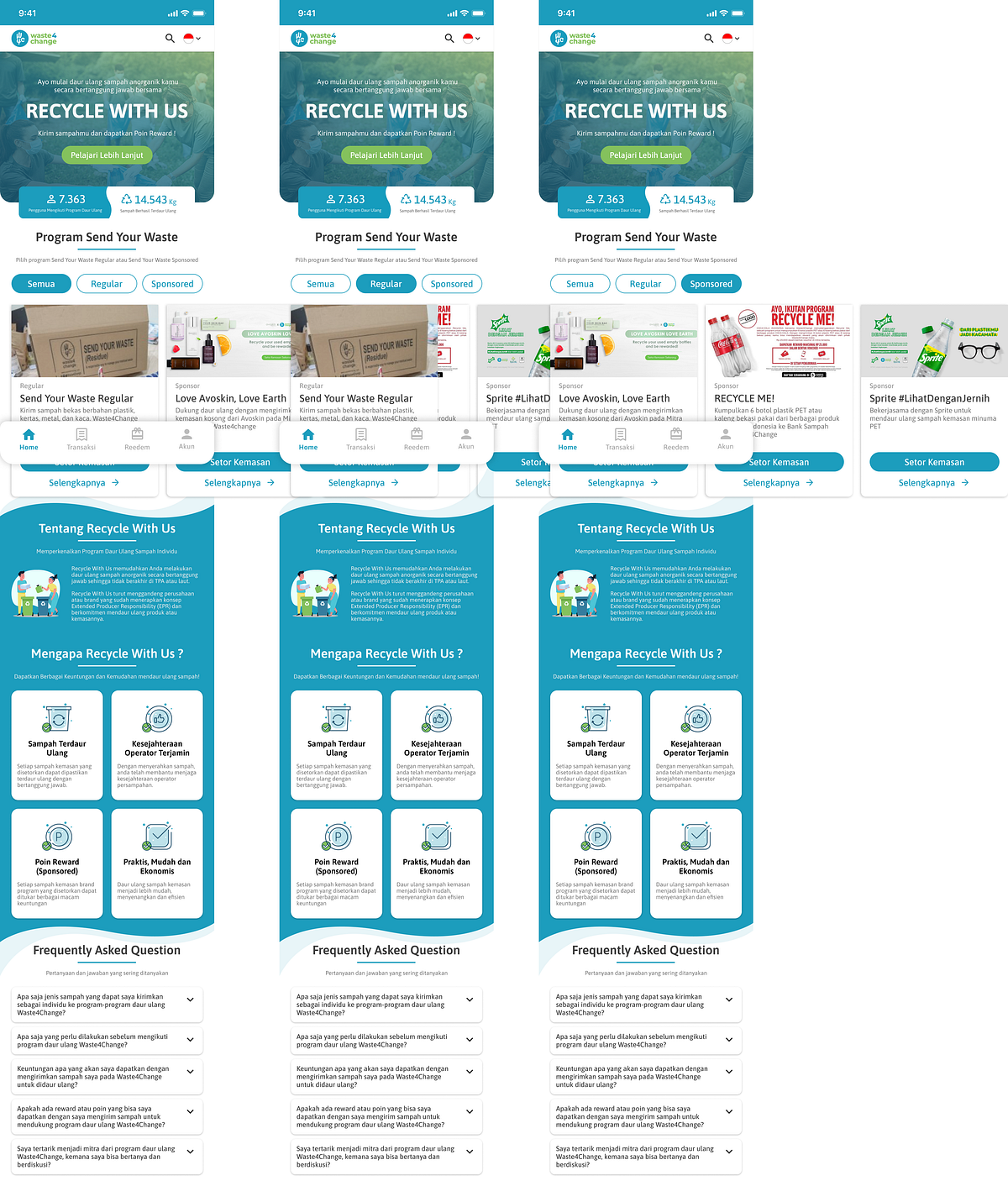 UI/UX DESIGNER— Re-Designing a Mobile Experience for Waste4Change Using ...