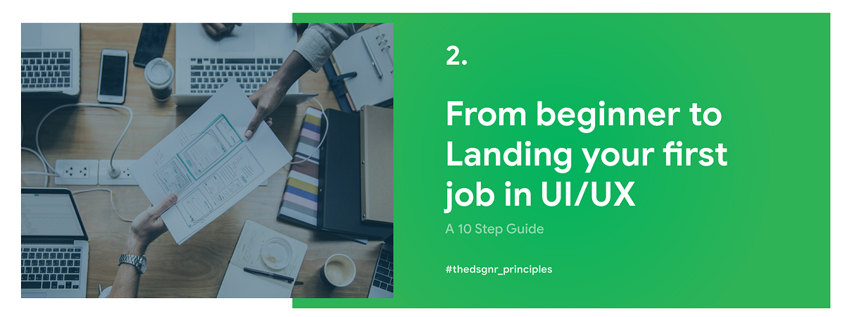 From beginner to Landing your first job in UI/UX | by Dorjan Vulaj ...