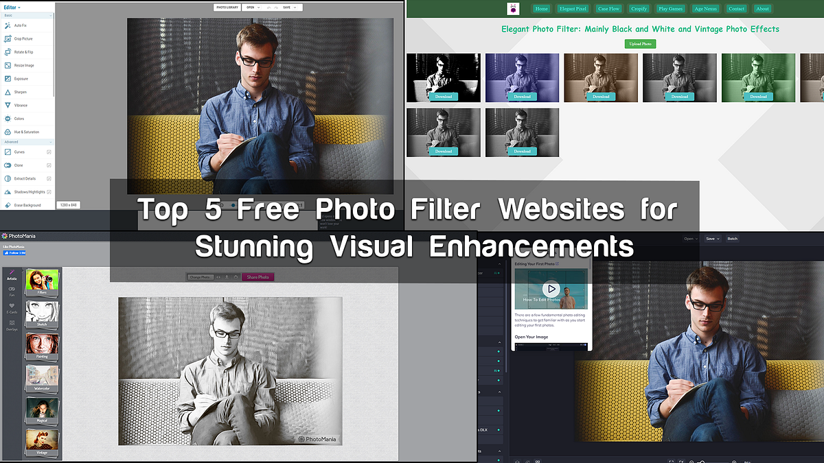 Discover the Best Top 5 Free Photo Filter sites for Stunning Visual