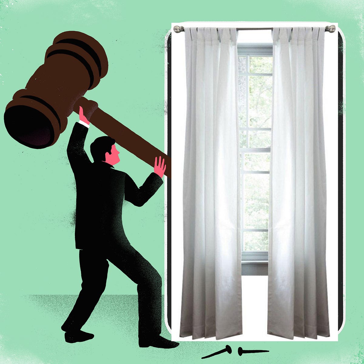 When Curtains Block Justice