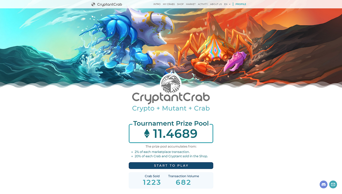 CryptantCrab Launches with Most Playable Features for Blockchain Games | by  CryptantCrab | Medium
