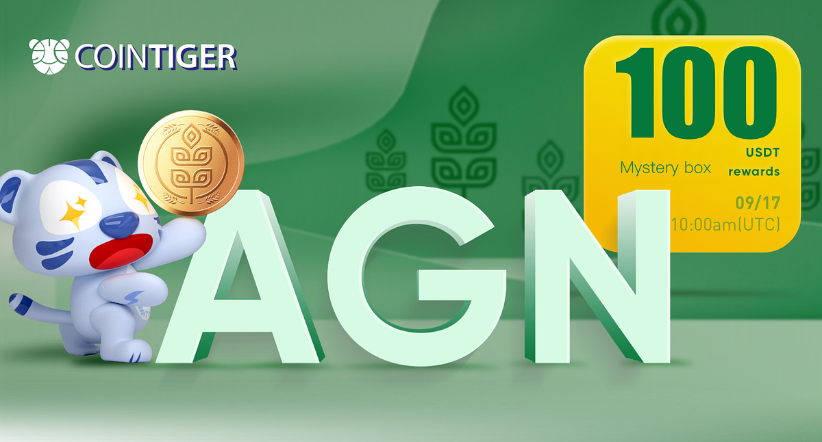 CoinTiger X AGN is officially launched by CoinTiger! by CoinTiger