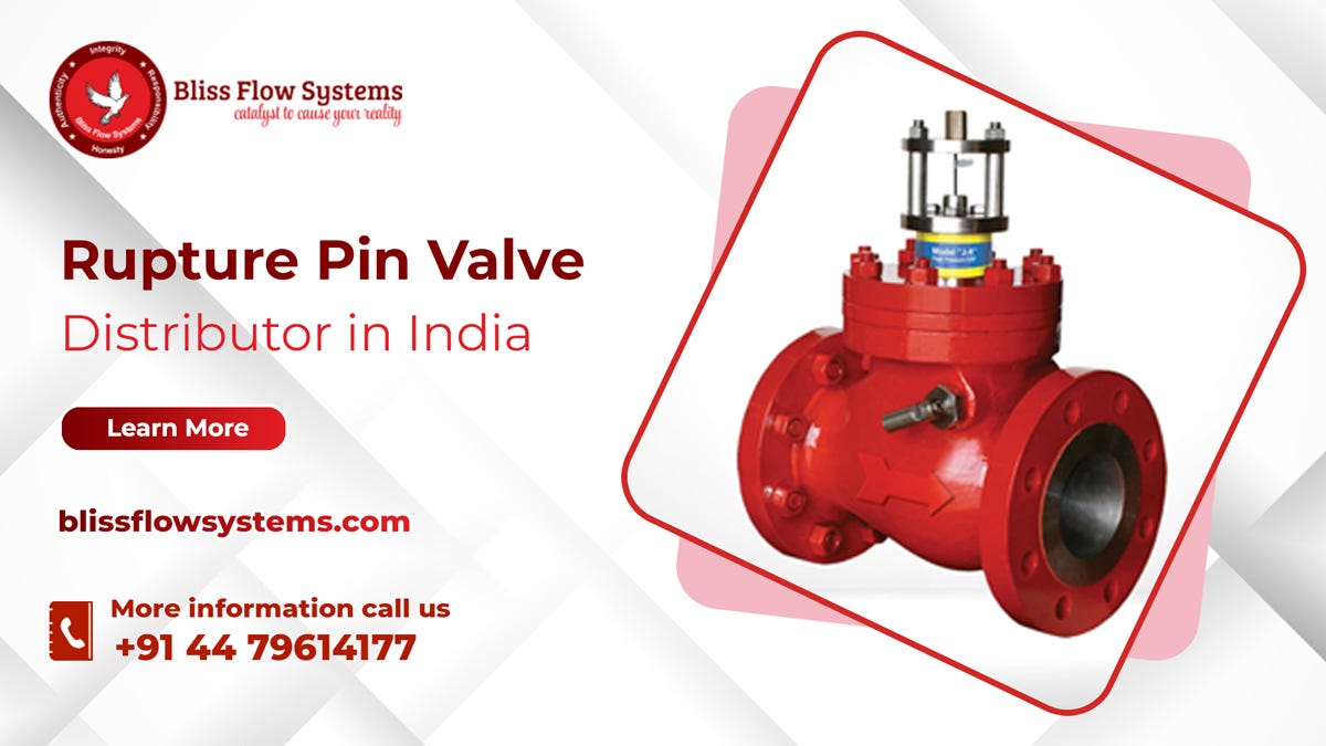 Rupture Pin Valve Supplier & distributor in India Manushirwt Medium
