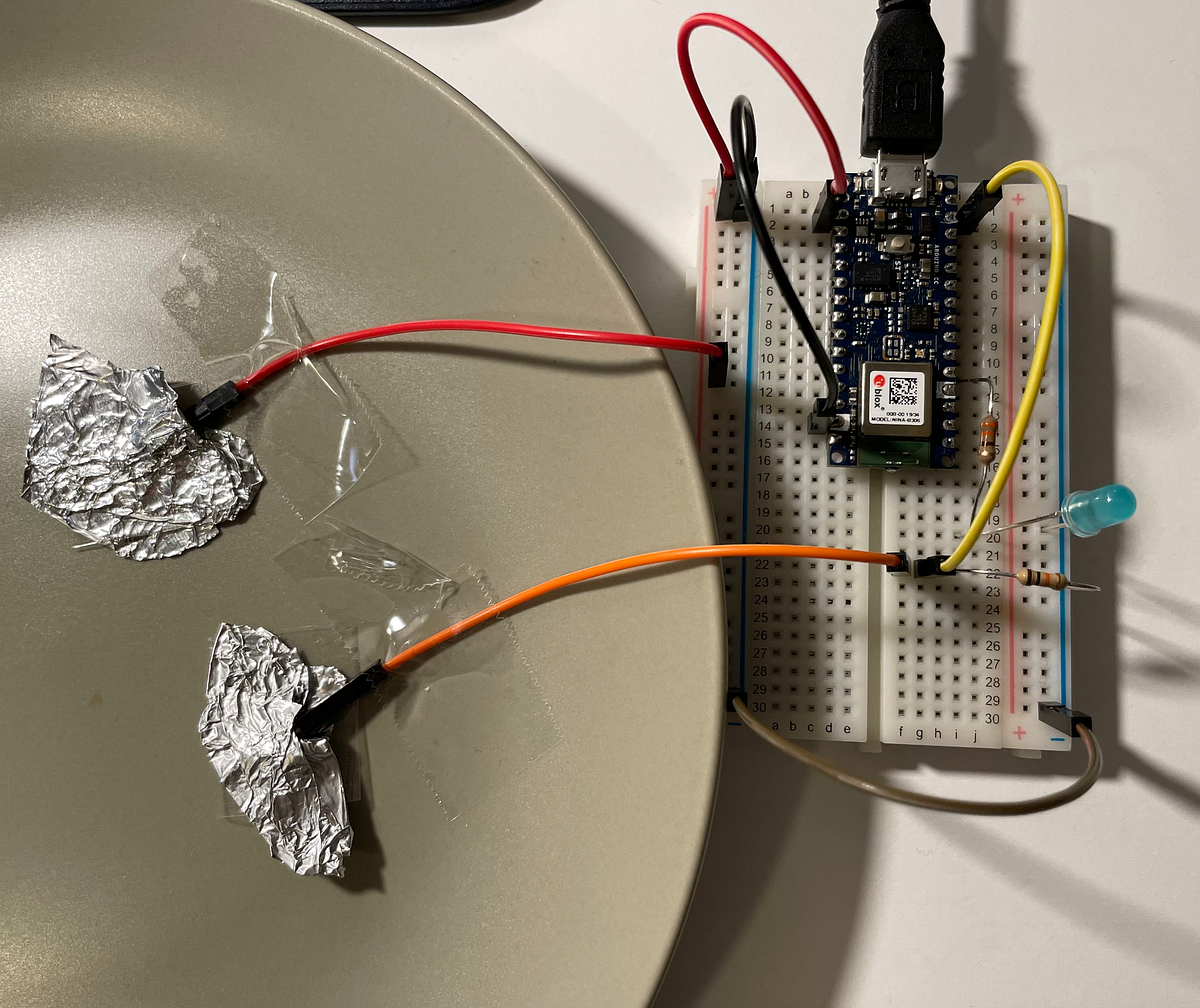 Arduino circuit with feedback using Processing | by Vasu Kuram | Medium