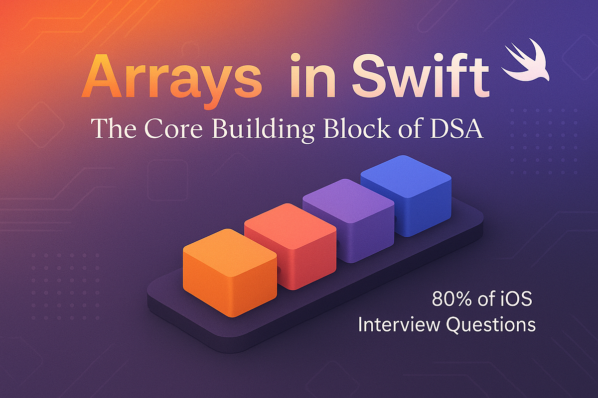 Arrays in Swift: The Core Building Block of DSA | by Karan Pal | Oct ...