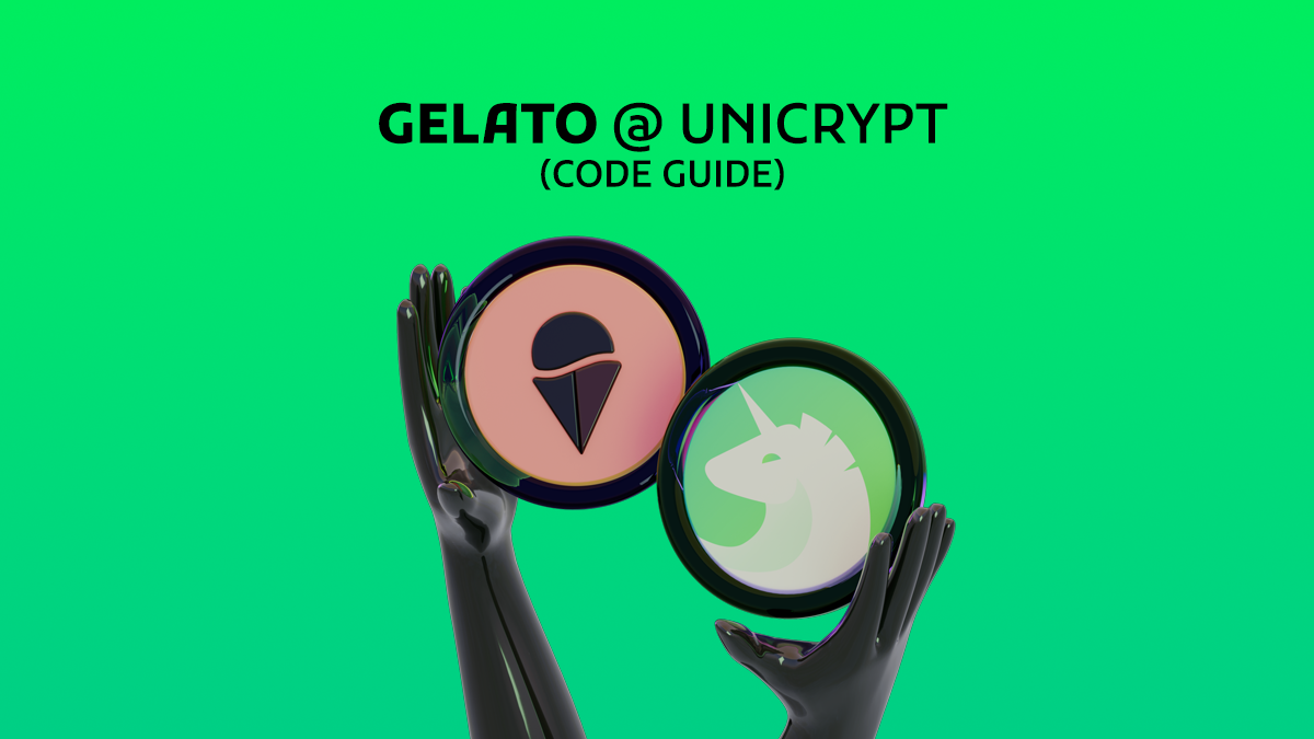 Code Guide Automating liquidity locking on UNCX Network using Gelato