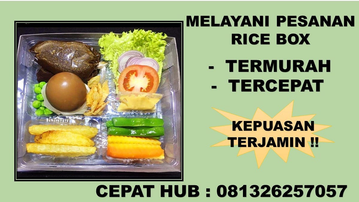TERDEKAT !! WA 0813 2625 7057, Agen Catering Box Selo Boyolali